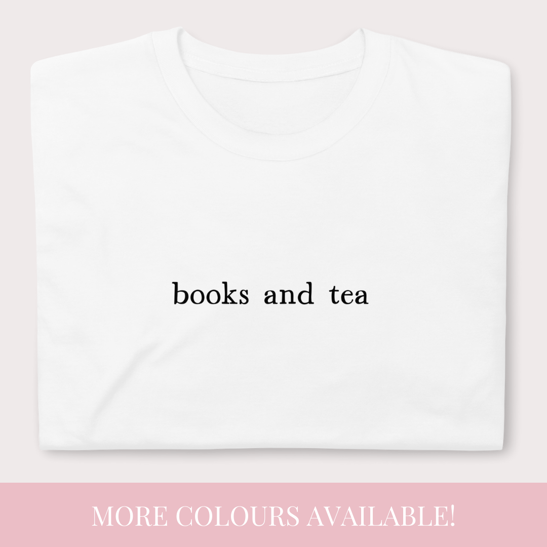 Books and Tea t-shirt