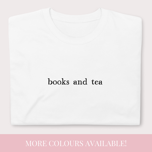 Books and Tea t-shirt