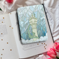 Stained glass blue dragon kindle case