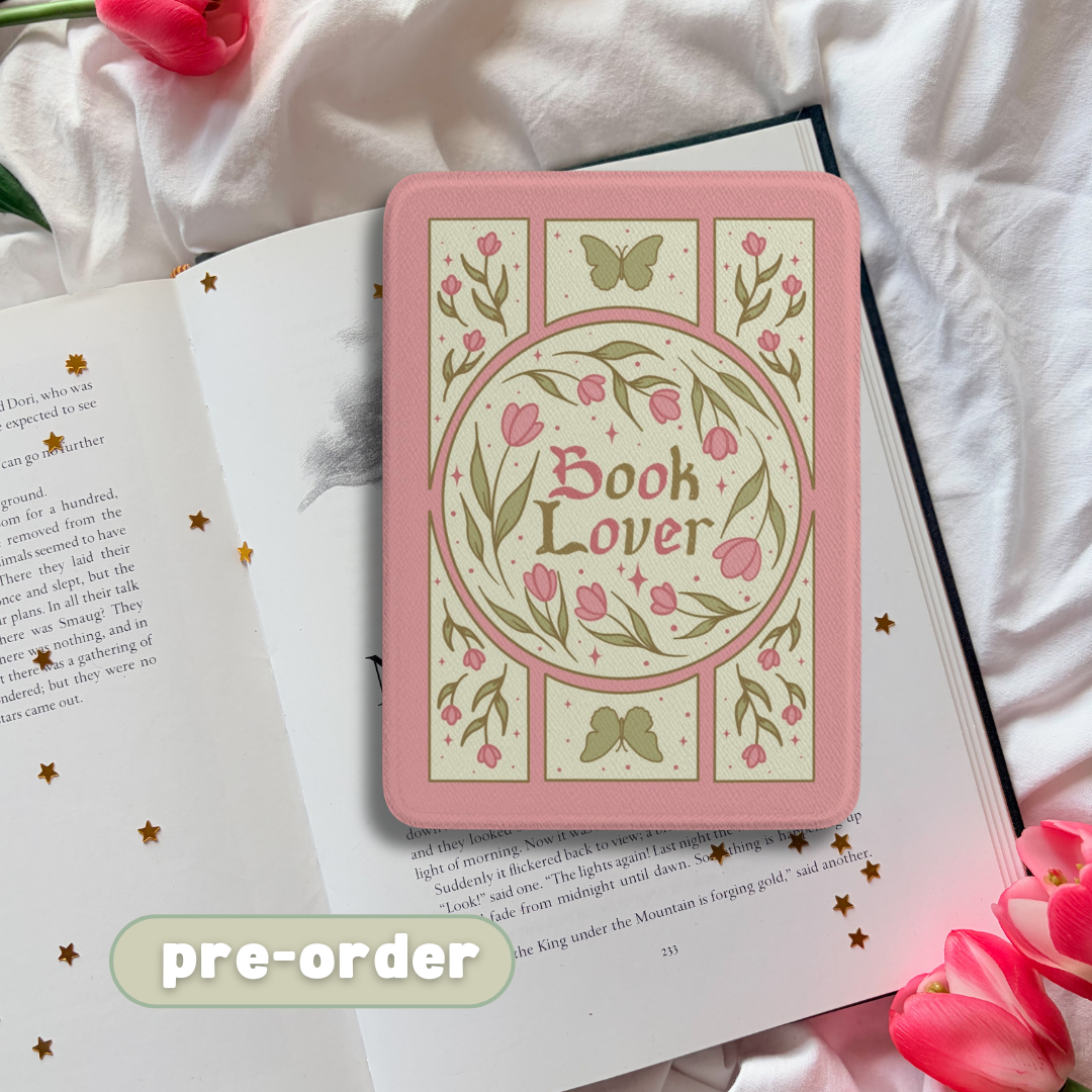 PRE-ORDER book lover tulip kindle case