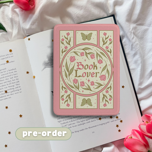 PRE-ORDER book lover tulip kindle case
