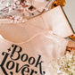 Book lover cotton tote bag