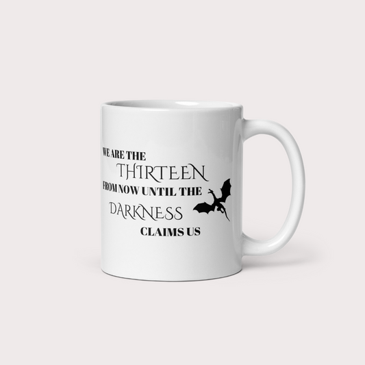 Thone of glass the thirteen 11oz ceramic coffee mug  - Officially licensed by Sarah J. Maas