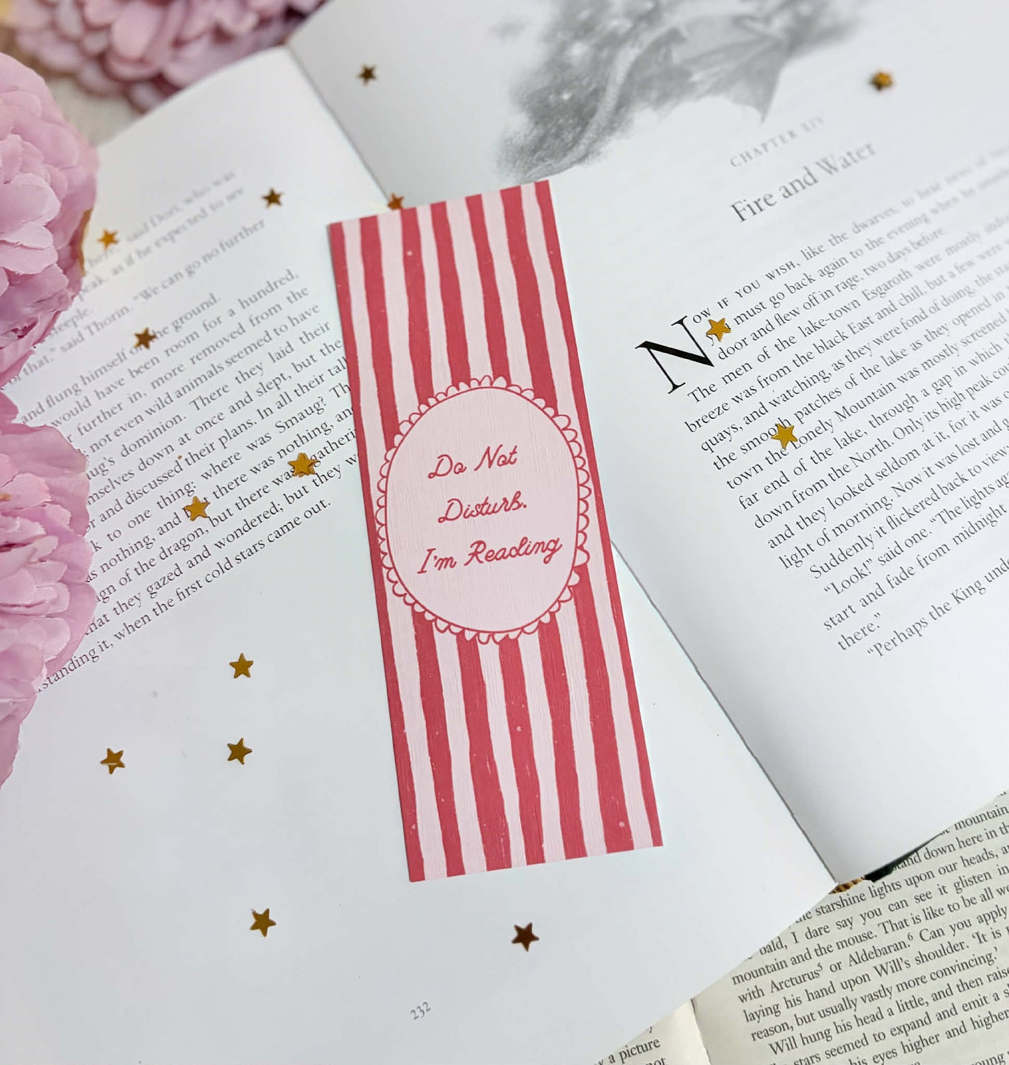 Do not disturb I'm reading bookmark