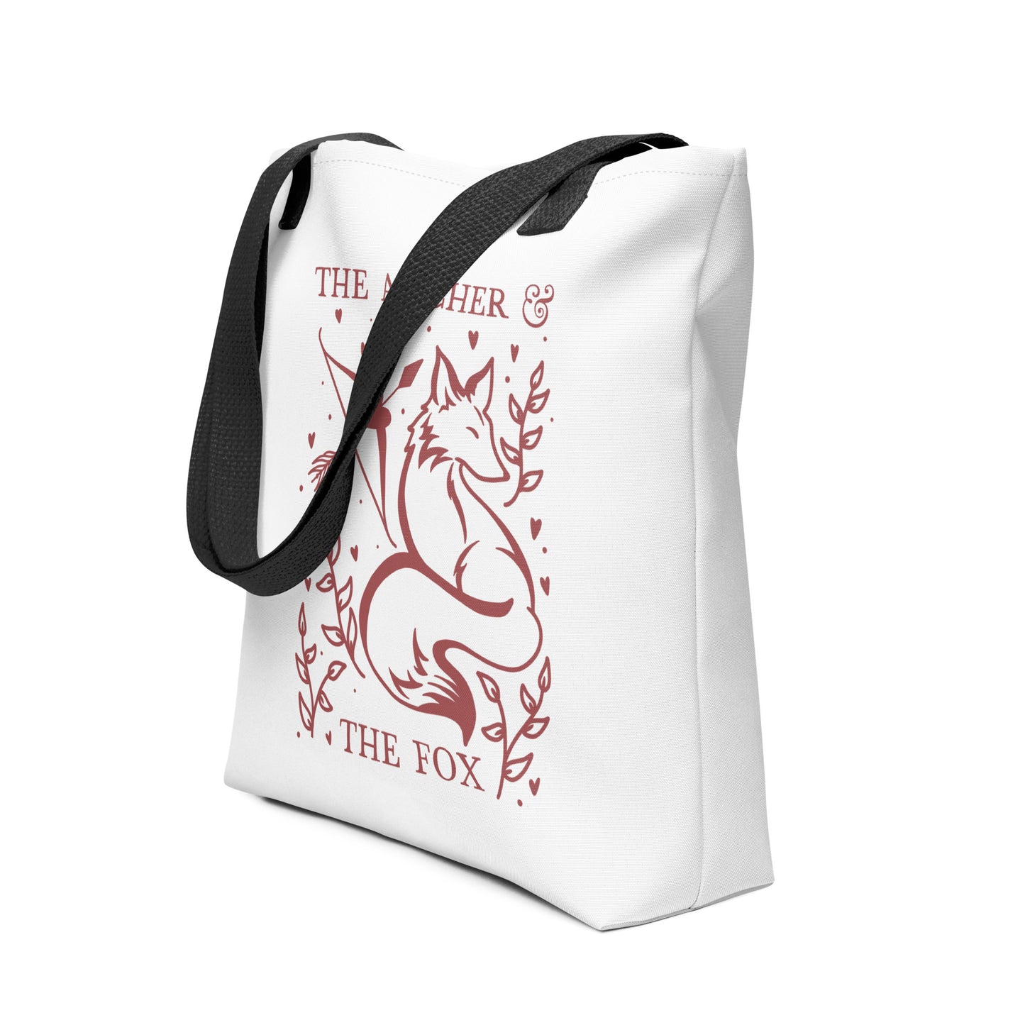 The archer and the fox tote bag