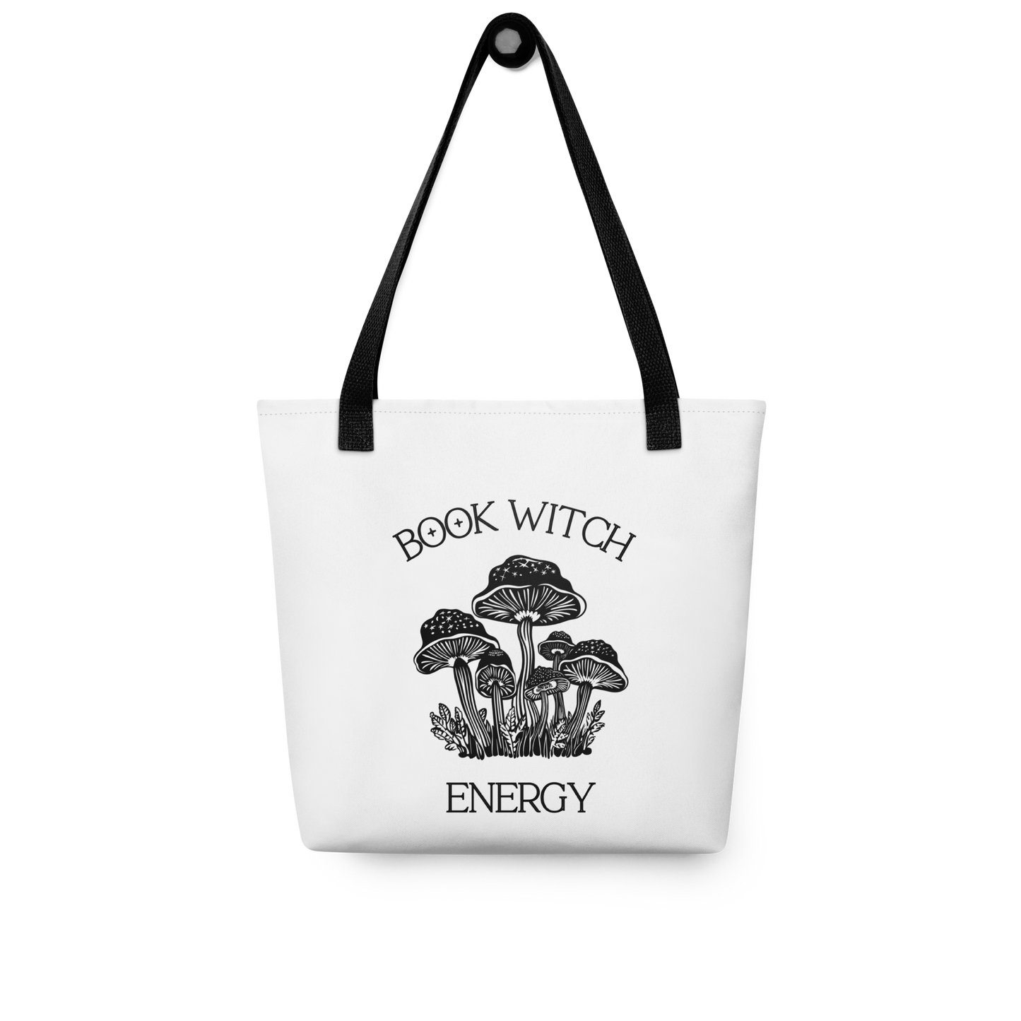 Book witch energy tote bag