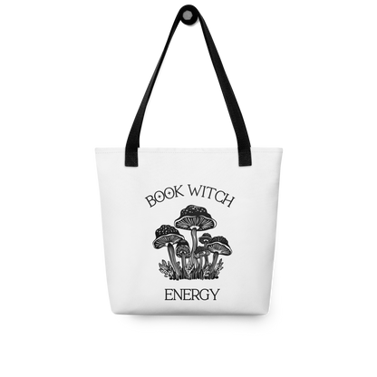 Book witch energy tote bag