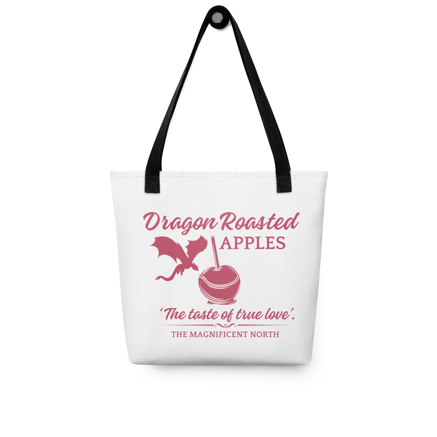 Dragon roasted apples tote bag