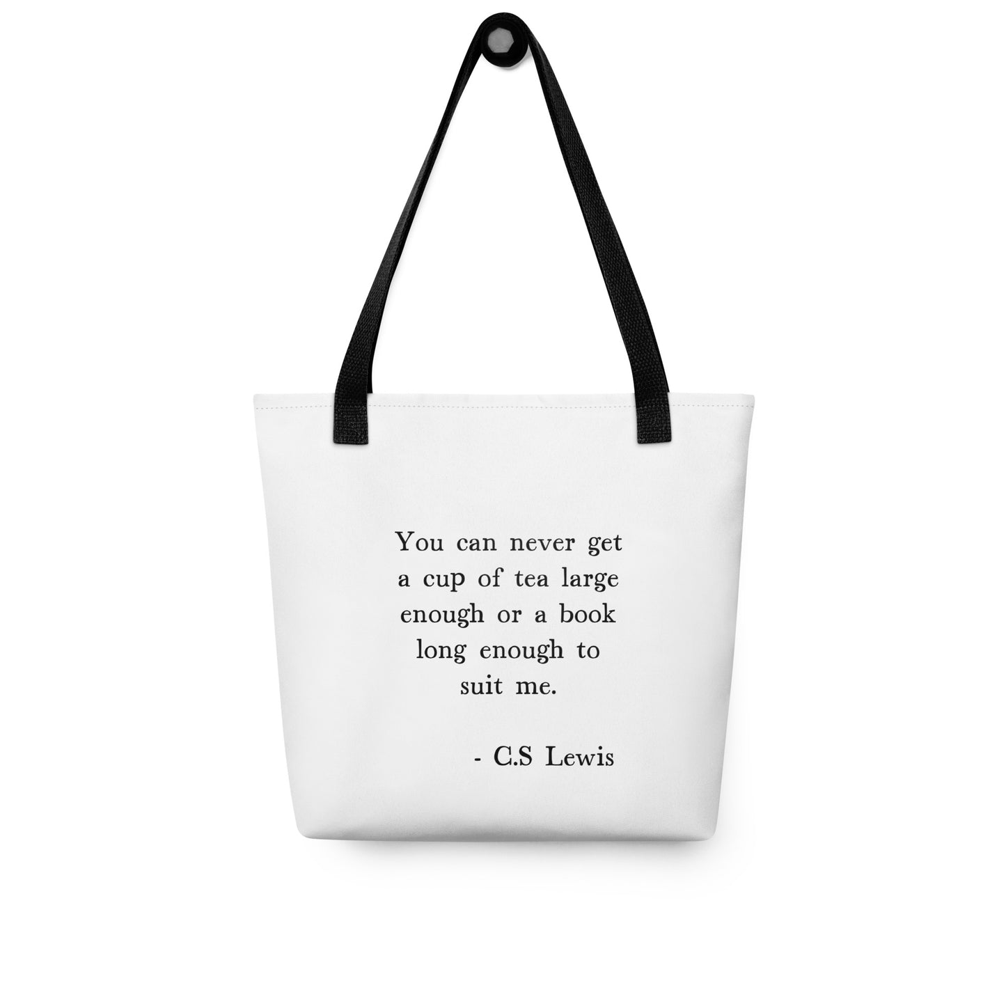 C.S Lewis quote cotton tote bag