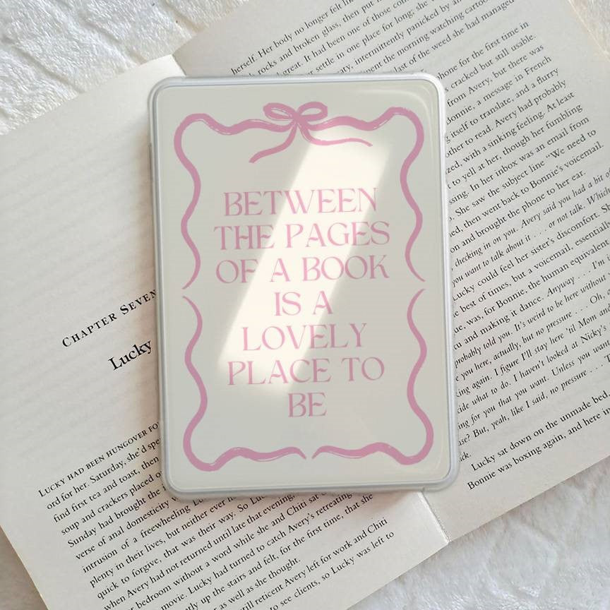 Between the pages Kindle insert