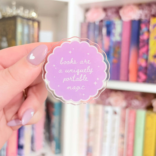 reading is magic kindle/phone grip