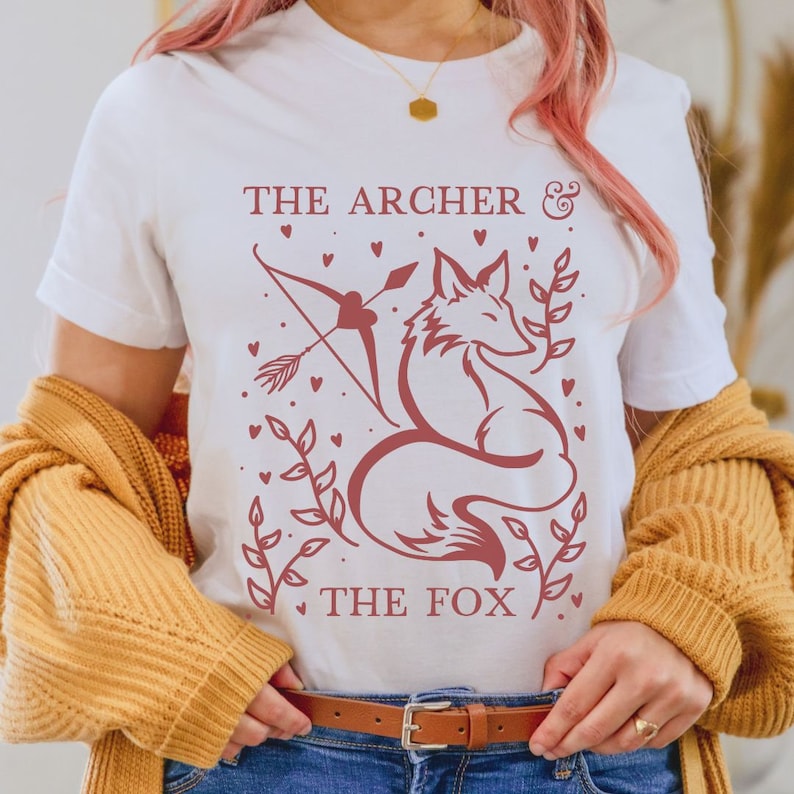 The archer and the fox t-shirt