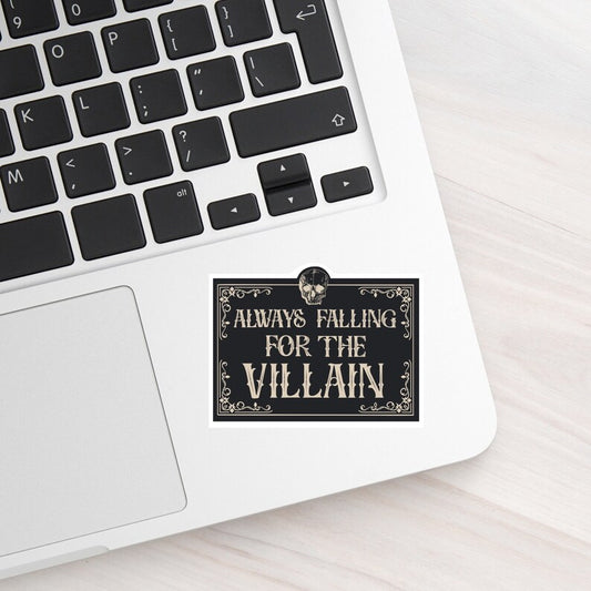 Always falling for the villain sticker