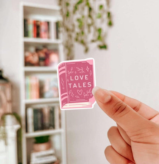 Pink love tales sticker