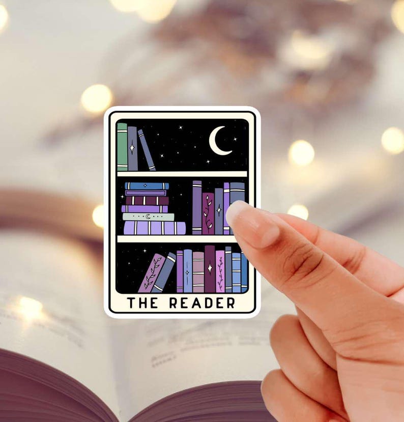 The reader tarot sticker