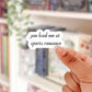 You had me at sports romance vinyl sticker