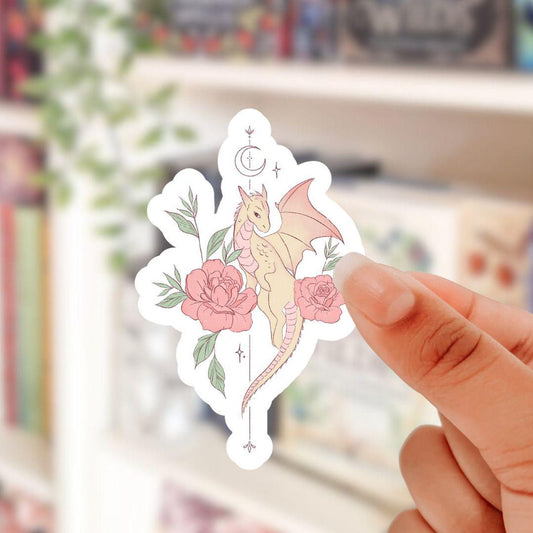 Pastel dragon vinyl sticker