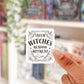 witches reading retreat sticker