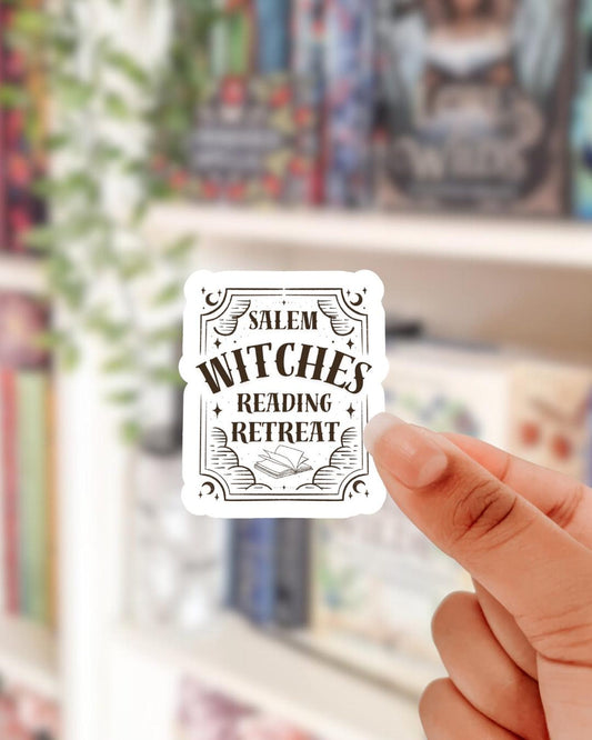 witches reading retreat sticker