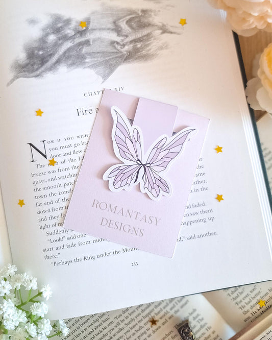 Fairy wings magnetic bookmark