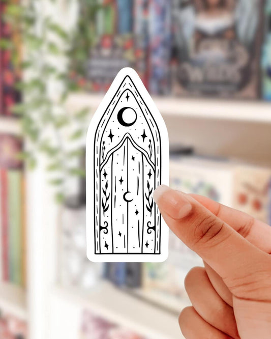 Fairy door outline sticker