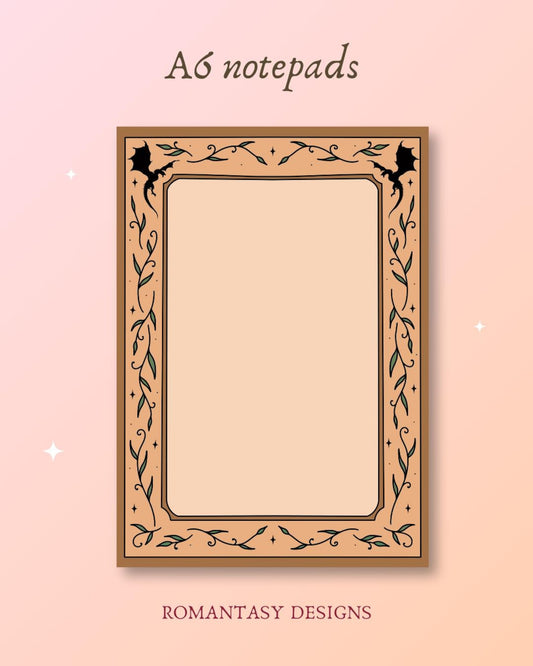 Bookish 50 sheet a6 notepad