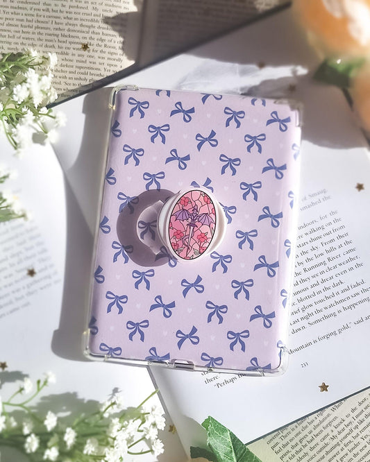 Stained-glass style dragon acrylic kindle grip