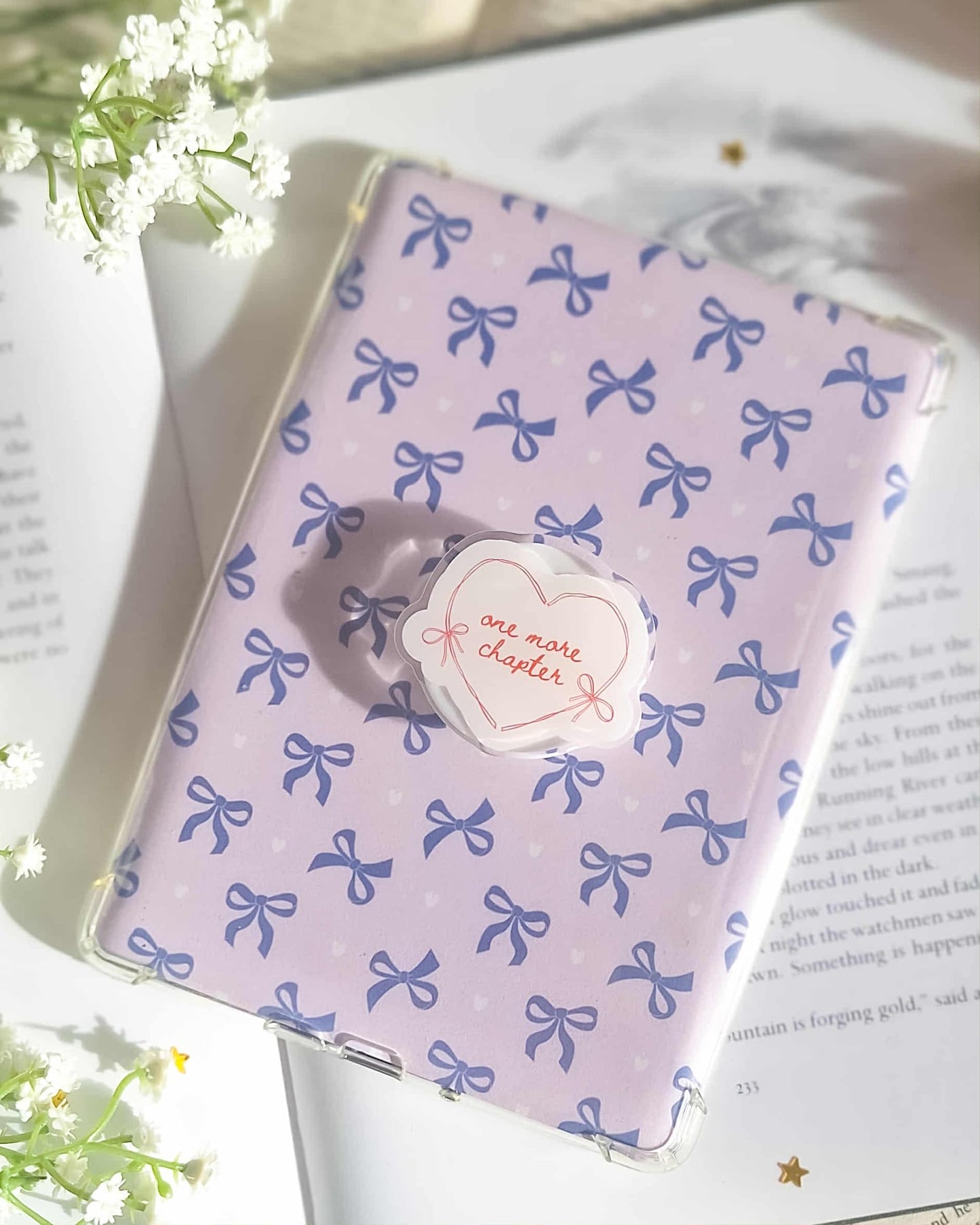 One more chapter acrylic kindle grip