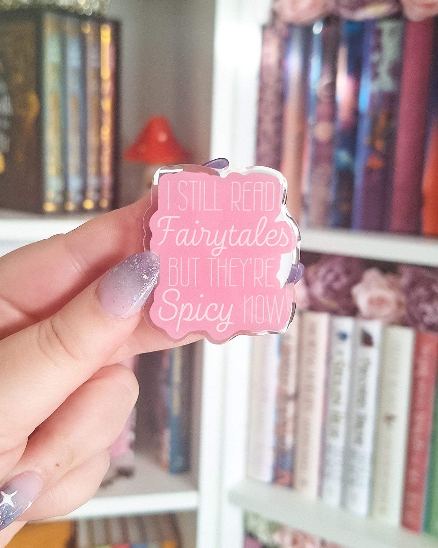 Spicy fairytales acrylic kindle grip