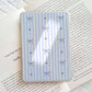 Blue bow and heart stripe Kindle insert