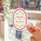 reading in progress folklore bookish sticker: Kindle stickers