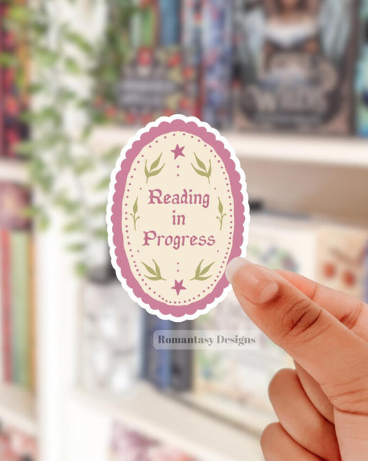 reading in progress folklore bookish sticker: Kindle stickers