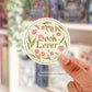 Book lover tulip Sticker: Kindle stickers