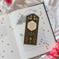 Freedom, books, flowers folklore die cut bookmark
