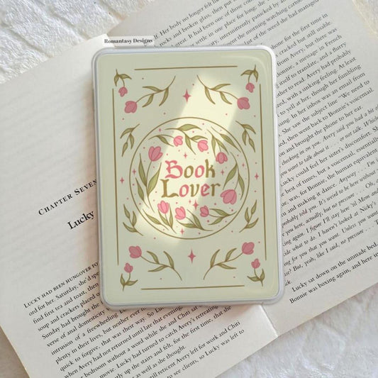 Book lover tulip Kindle insert