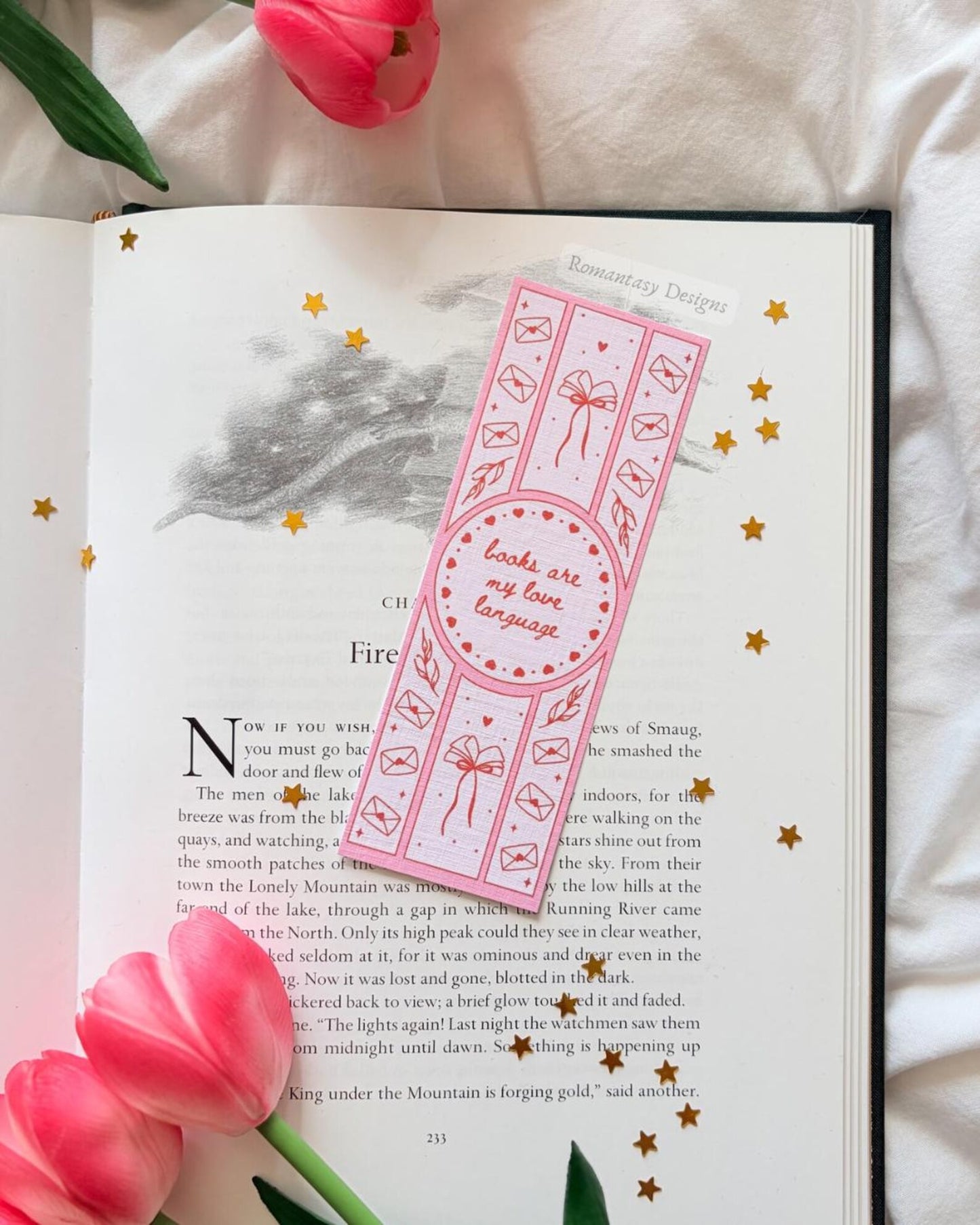 Books are my love language bookmark