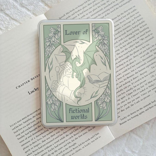Lover of fictional worlds Kindle insert green