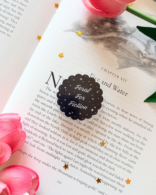 Feral for fiction acrylic kindle grip