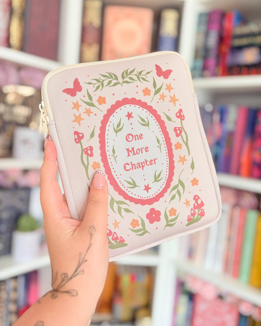 One more chapter book / kindle sleeve medium size book sleeve pouch