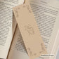 Autumn leaves and fawn bookmark