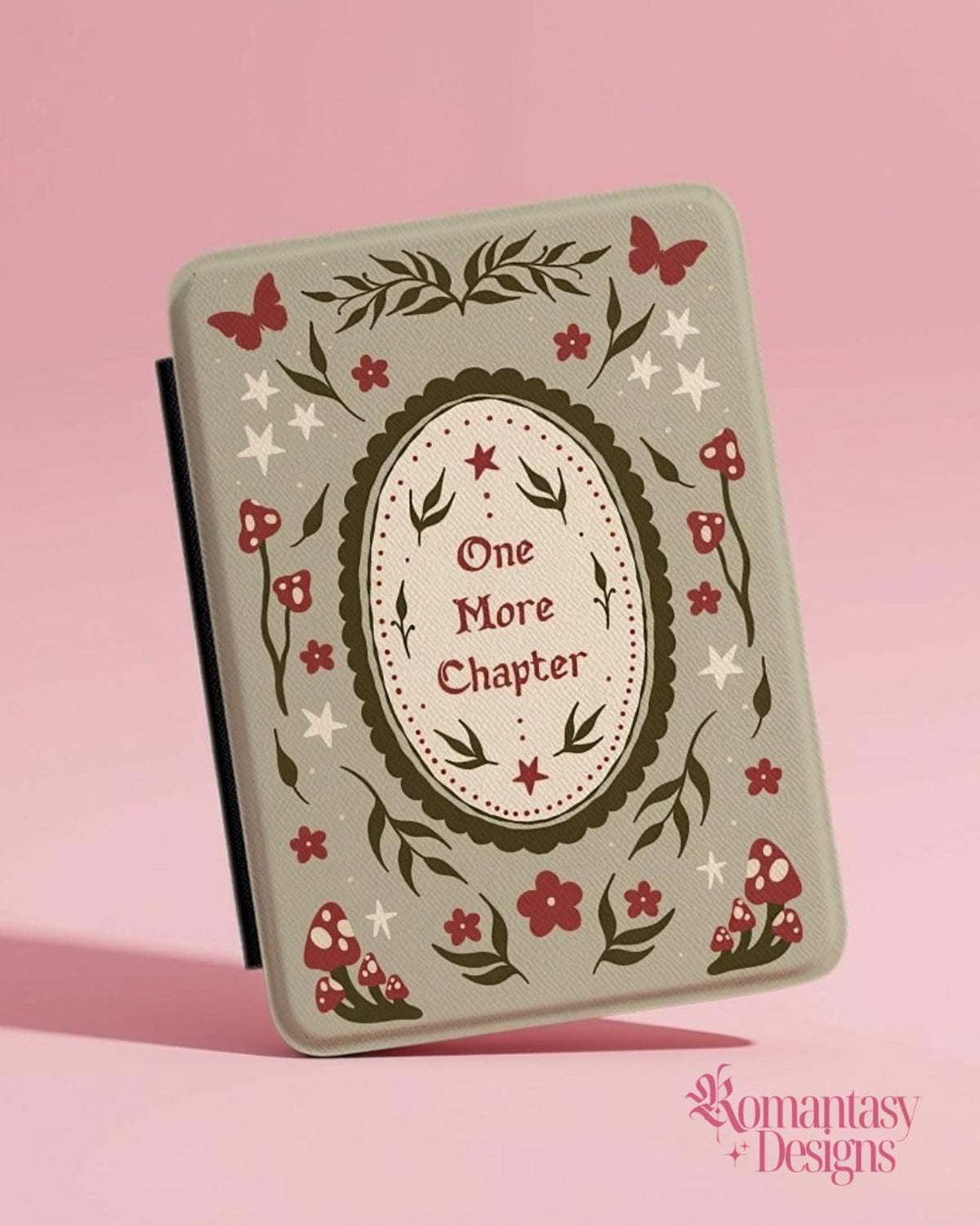 One more chapter green kindle case with clear back Paperwhite 12th 7"/11th 6.8"/basic 2022/2024