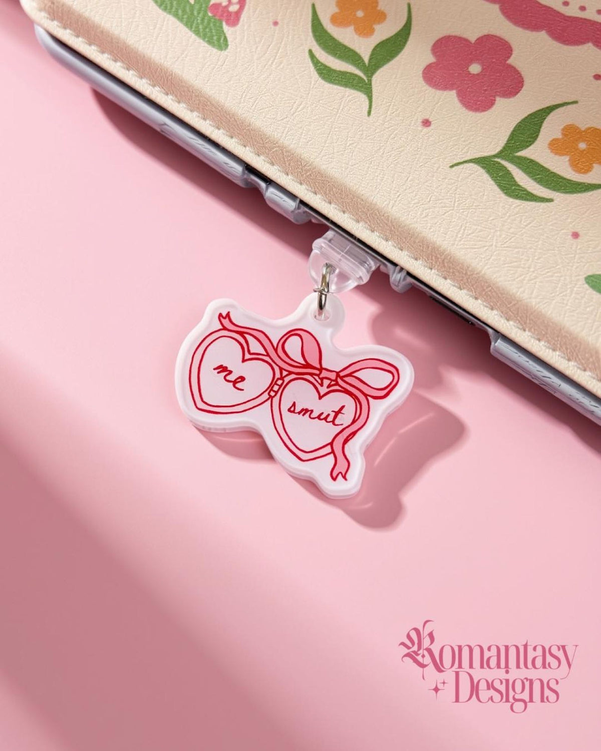 Me + smut locket kindle/phone dust plug charm type-c
