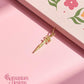Gold fantasy sword bookish kindle/phone dust plug charm type-c