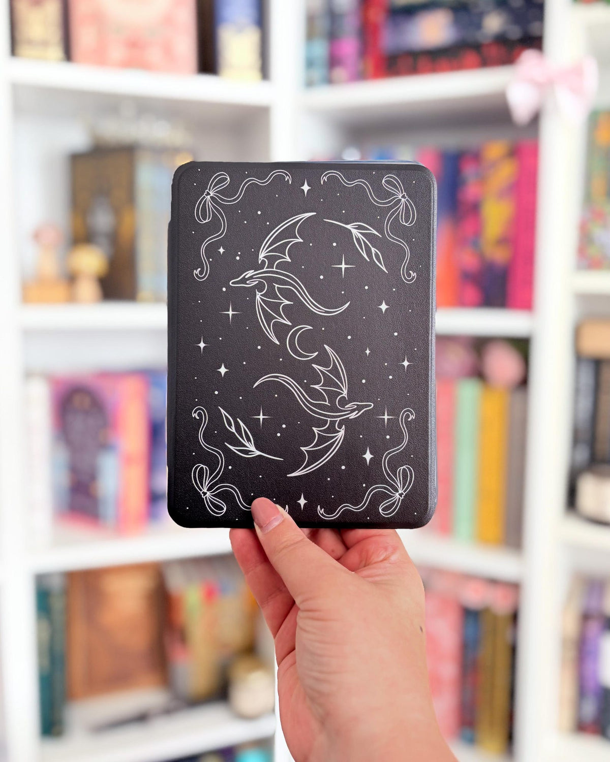 celestial dragons kindle case with clear back Paperwhite 12th 7"/11th 6.8"/basic 2022/2024