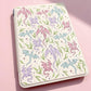 pastel dragon pattern kindle case with clear back Paperwhite 12th 7"/11th 6.8"/basic 2022/2024