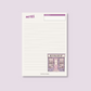 PRE-ORDER lilac bookshop notepad