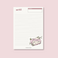 PRE-ORDER pink author notebook - no plot just vibes