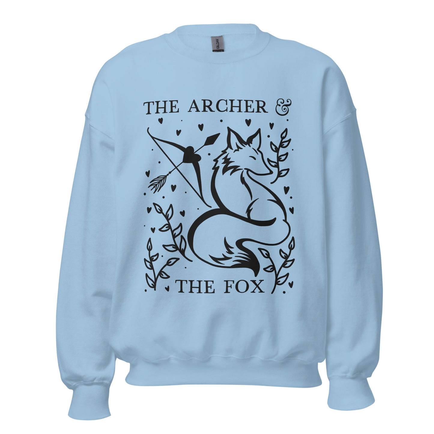 The archer and the fox blue sweatshirt