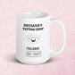 ACOTAR Rhysand's tattoo shop ceramic mug, officially licensed Sarah J Maas