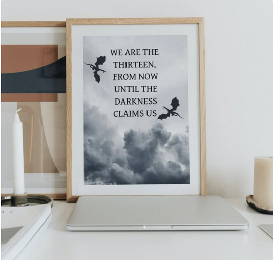 Throne of glass the thirteen print - officially licensed